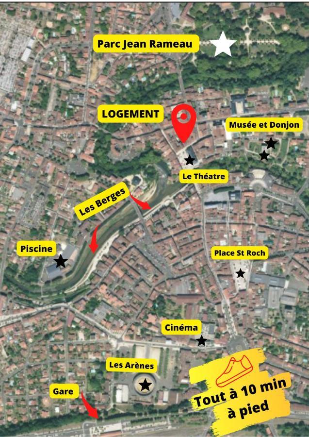 Apartamento Le Wlerick 4 - Hyper Centre - Au Calme - Wifi Mont de Marsan Exterior foto